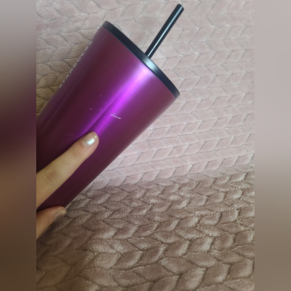 Starbucks 24oz metal tumbler with straw - Picture 2 of 7